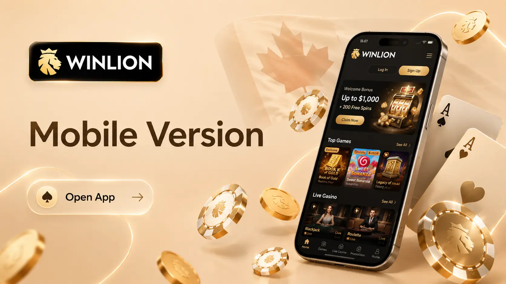 Mobile Version of Winlion
